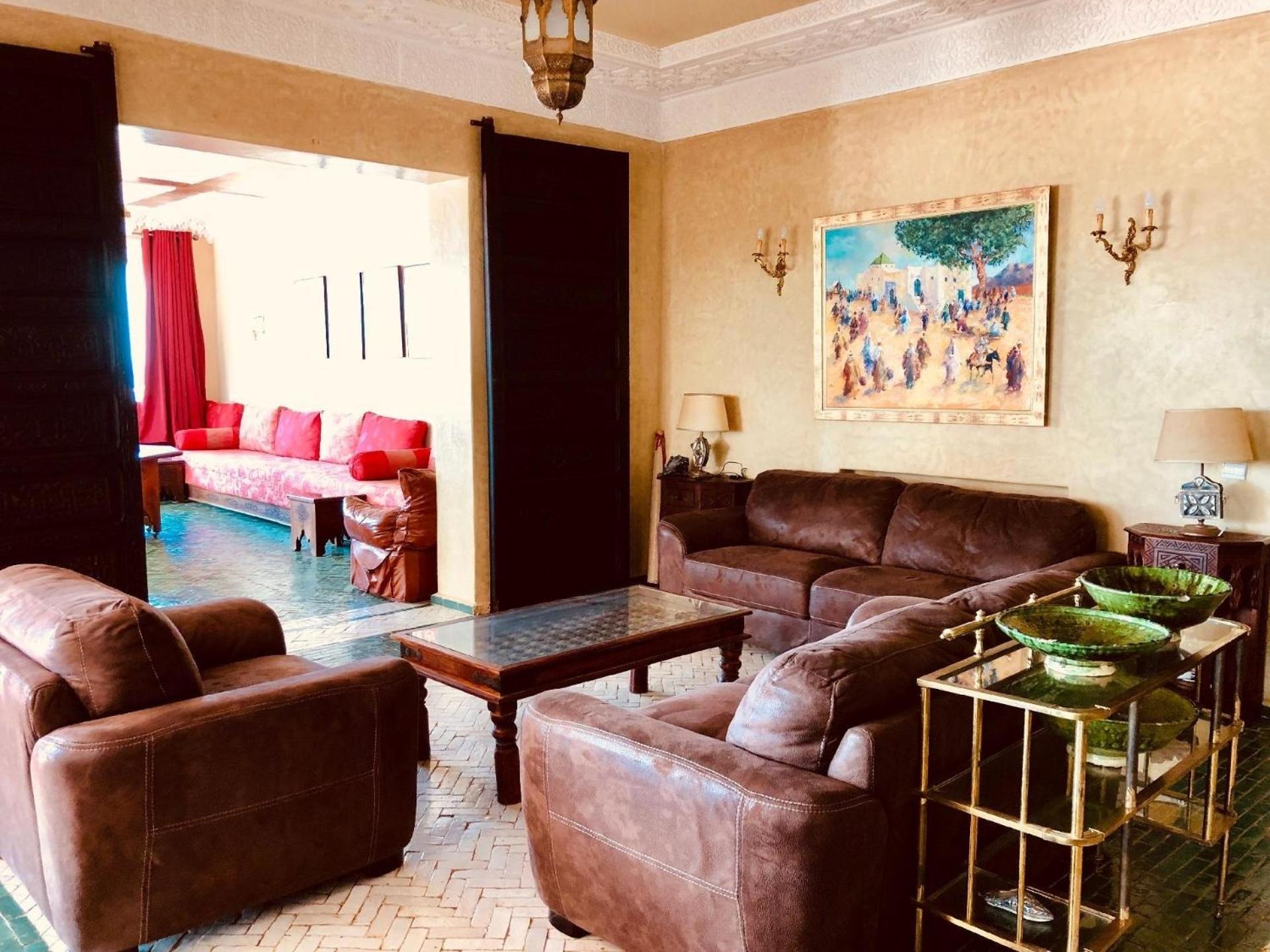 Atemberaubende Villa Dar Jbila In Tanger Bagian luar foto